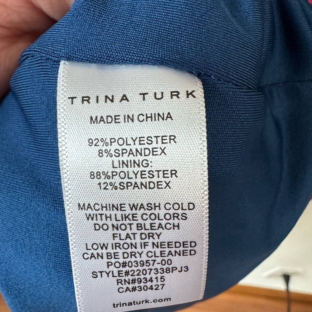 Trina Turk Multicolor Swirl Mini Dress - Picture 6 of 6